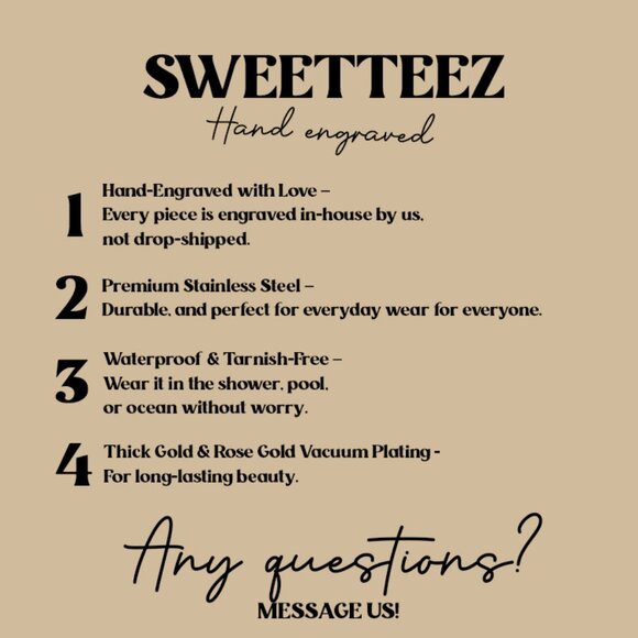 Initial Disc Necklace | Custom Disc Necklace | Personalized Necklace - Picture 7 of 7